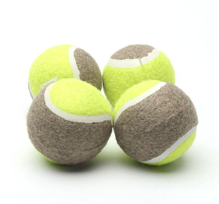 Durable Indestructible Dog Tennis Ball Customized Size Environmental Friendly