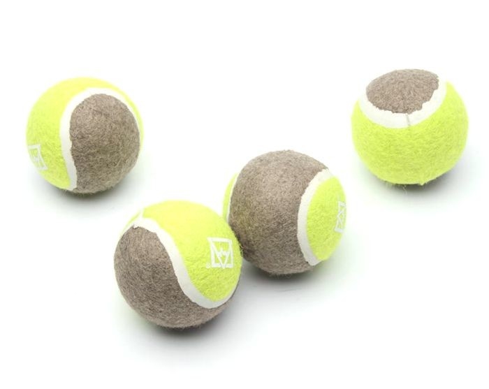 Durable Indestructible Dog Tennis Ball Customized Size Environmental Friendly