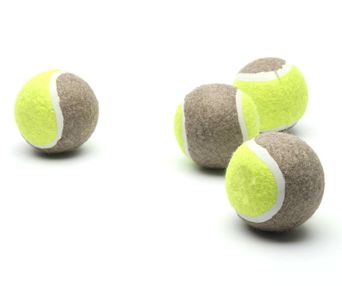Durable Indestructible Dog Tennis Ball Customized Size Environmental Friendly