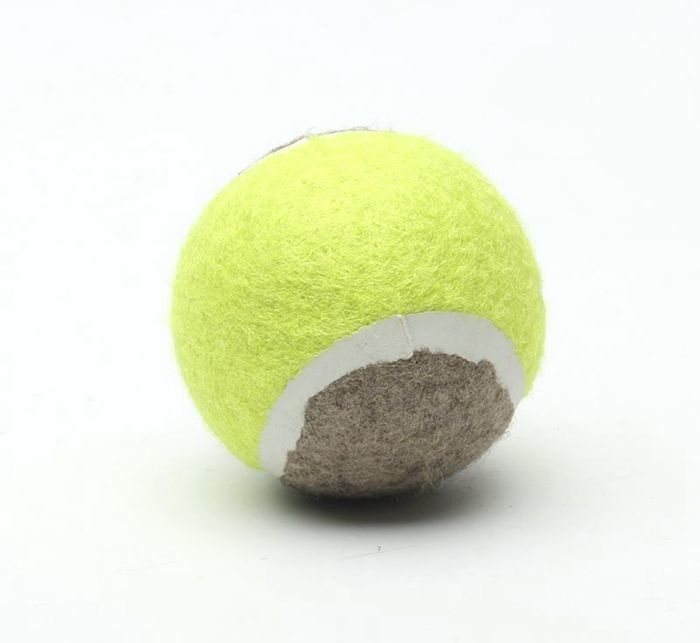 Durable Indestructible Dog Tennis Ball Customized Size Environmental Friendly