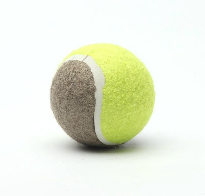 Durable Indestructible Dog Tennis Ball Customized Size Environmental Friendly