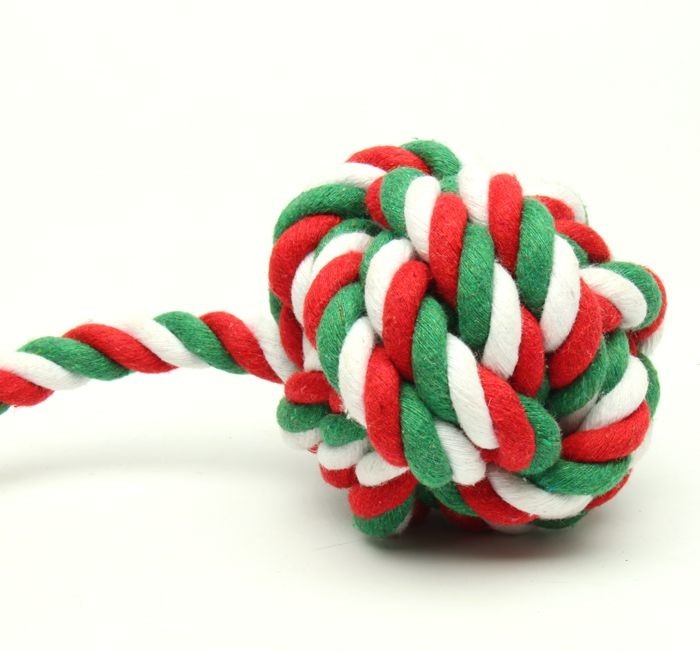 Eye - Catching  Durable Dog Rope Pull Toys Varied Bright And Fun Patterns