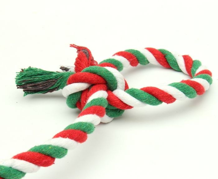 Eye - Catching  Durable Dog Rope Pull Toys Varied Bright And Fun Patterns